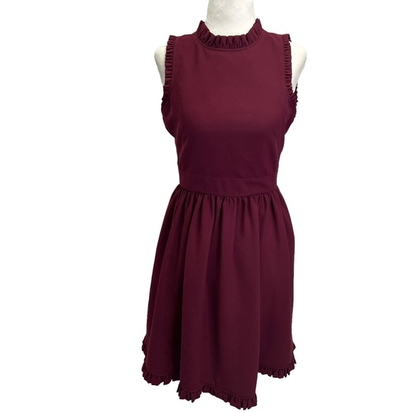 Kate Spade New York Cherry Ruffle Dress Size XS - Picture 5 of 12